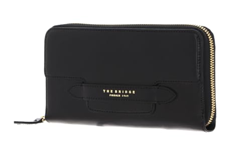The Bridge Lucrezia - Damengeldbörse 14cc 19 cm RFID black von The Bridge