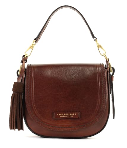 The Bridge Pearldistrict - Schultertasche Leder 20 cm marrone von The Bridge