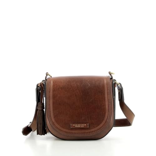 The Bridge Pearldistrict - Schultertasche Leder 23.5 cm marrone von The Bridge