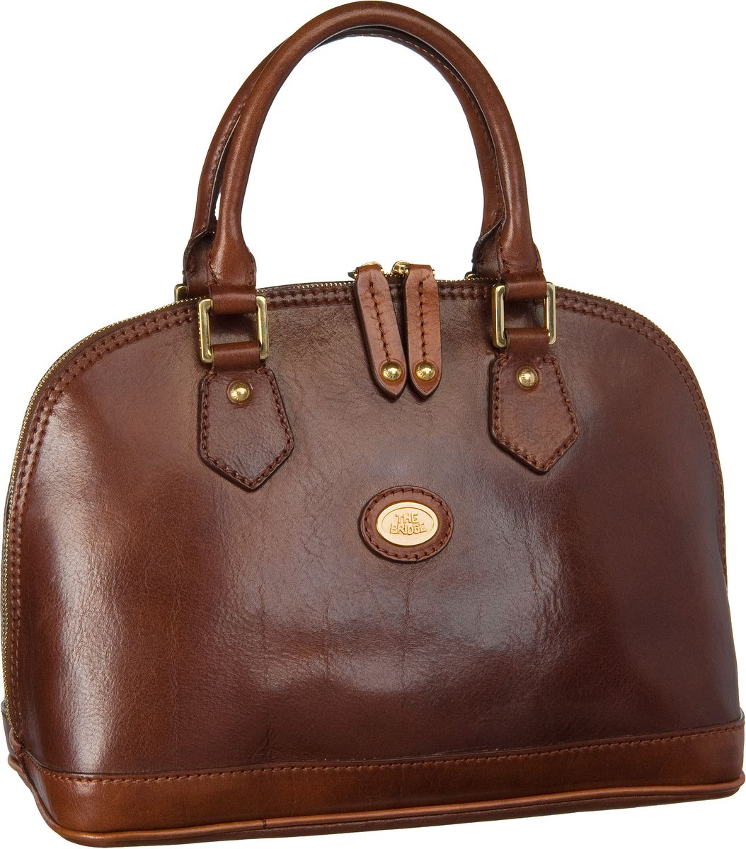 The Bridge Story Donna Henkeltasche small  in Braun (11.4 Liter), Handtasche von The Bridge