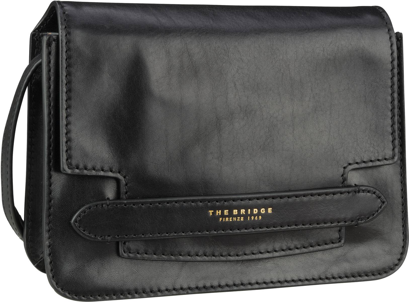 The Bridge Lucrezia Shoulder Bag  in Schwarz (3.6 Liter), Umhängetasche von The Bridge