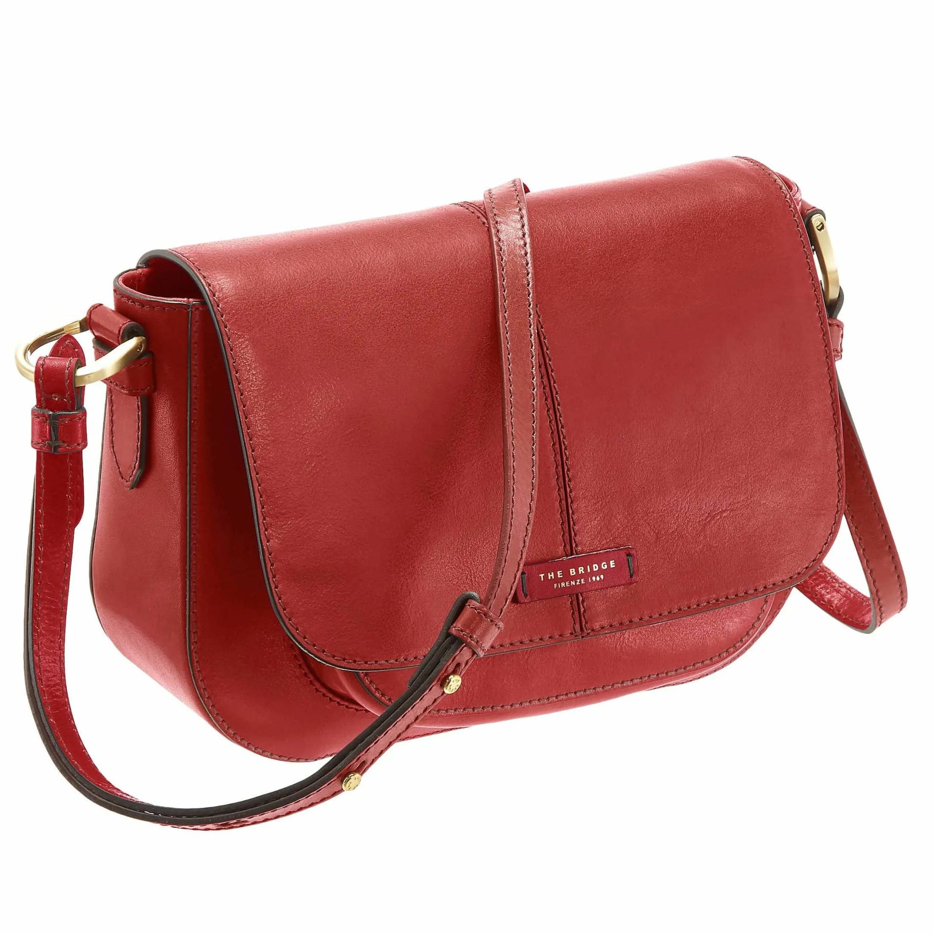The Bridge Faentina Schultertasche 29 cm - rosso ribes von The Bridge