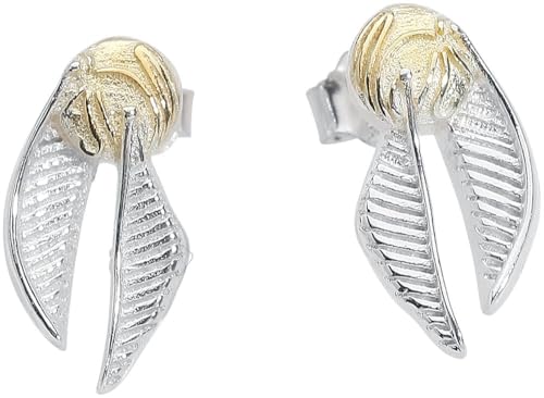 Harry Potter Goldener Schnatz Frauen Ohrstecker-Set silberfarben von Harry Potter