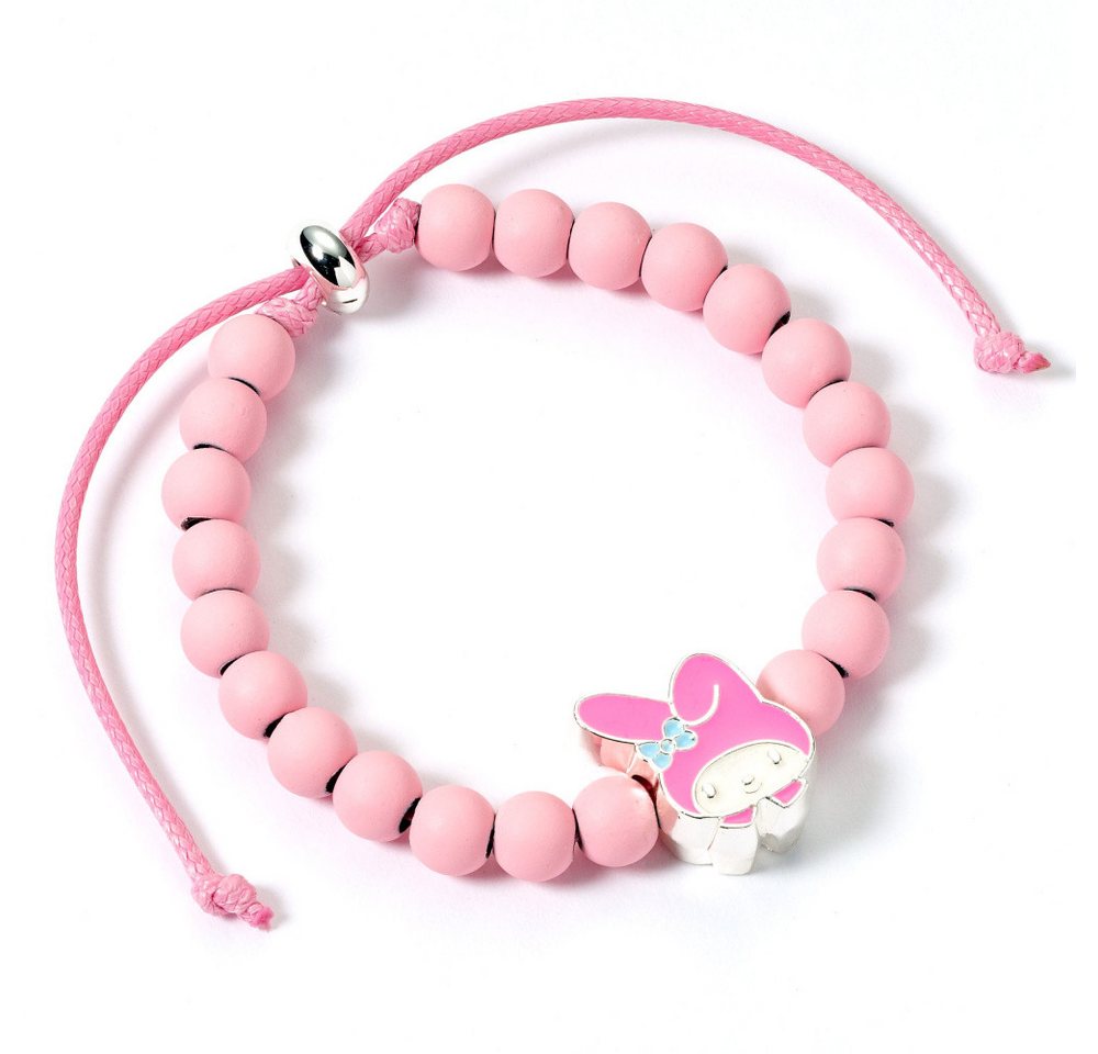 The Carat Shop Armband Hello Kitty Armband rosa Perlen mit My Melody Anhänger 21 cm von The Carat Shop