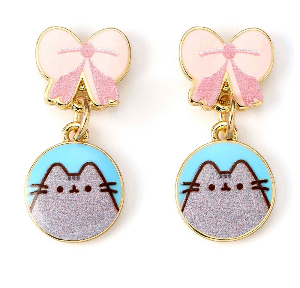 The Carat Shop Ohrring-Set Pusheen Drop Ohrringe Pink Bows von The Carat Shop