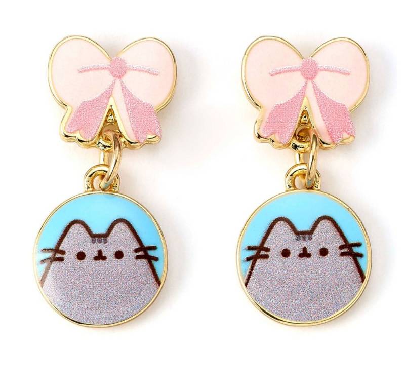 The Carat Shop Ohrring-Set Pusheen Drop Ohrringe Pink Bows von The Carat Shop