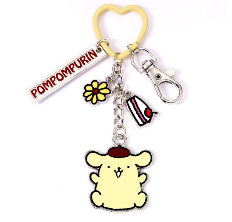 The Carat Shop Schlüsselanhänger Hello Kitty Schlüsselanhänger mit Pompompurin Anhänger 15 cm von The Carat Shop