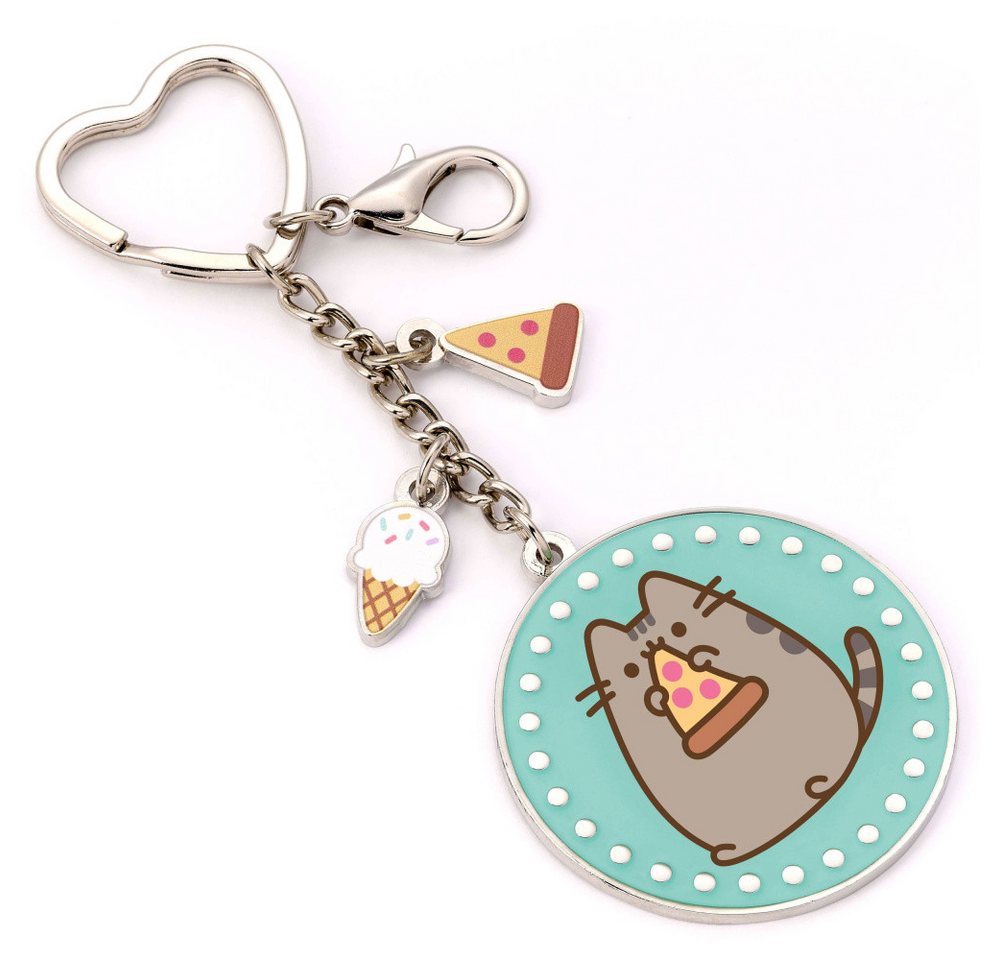 The Carat Shop Schlüsselanhänger Pusheen Schlüsselanhänger Blue Pizza von The Carat Shop