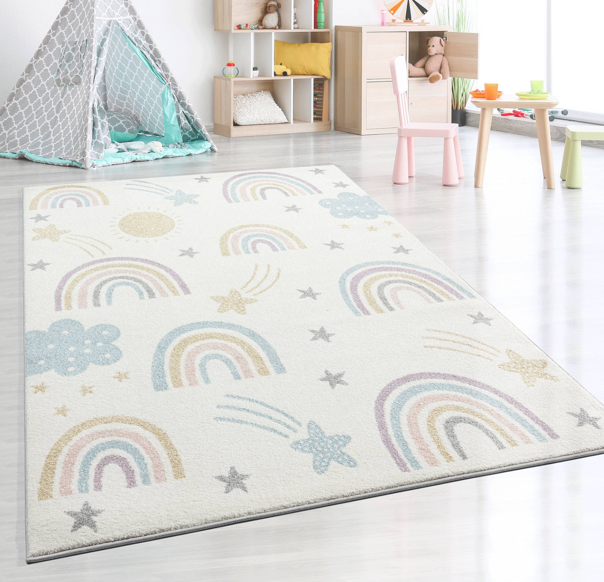 the carpet Teppich "Beat Kids" rechteckig 9 mm Höhe Kids Kinderzimmer Teppich strapazierfähig und pflegleicht von The Carpet