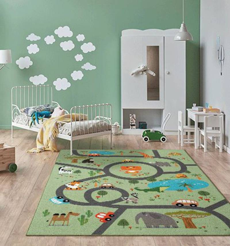 the carpet Teppich "Happy Life" rechteckig 4 mm Höhe Life Kinderzimmer Teppich Spielteppich pflegeleicht von The Carpet