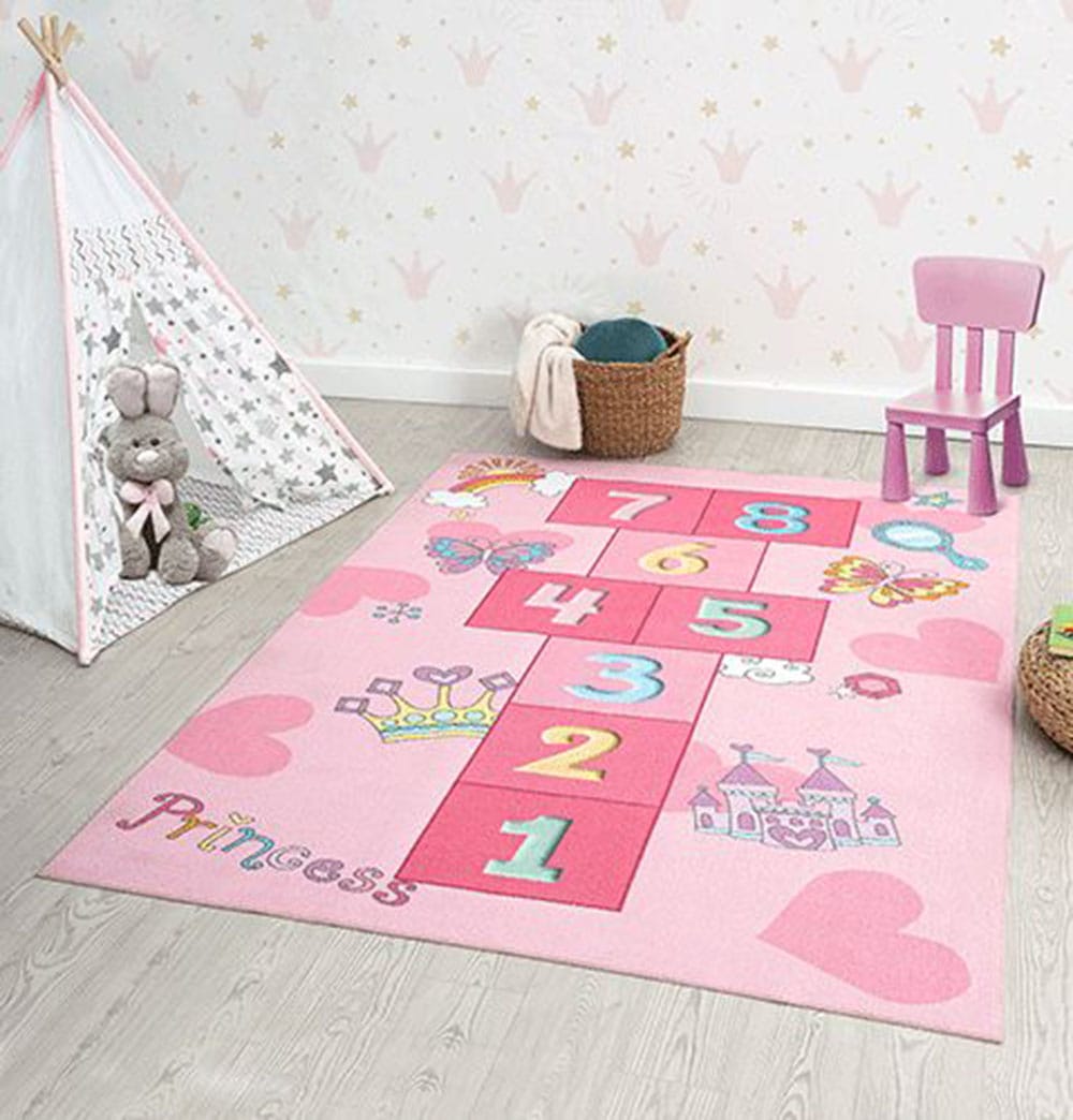 the carpet Teppich "Happy Life" rechteckig 4 mm Höhe Life Kinderzimmer Teppich Spielteppich pflegeleicht von The Carpet