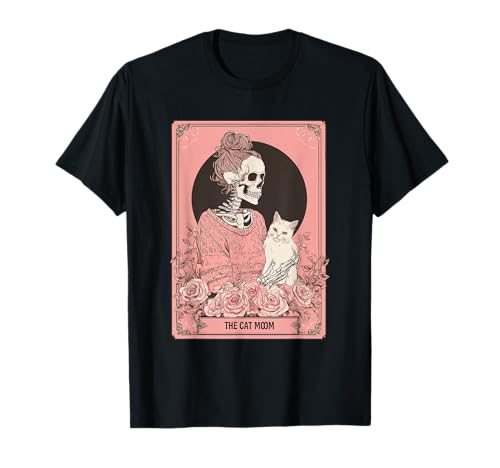 The Cat Lady Tarotkarte Frauen Skelett Katze Tarot Mama T-Shirt The Cat Lady Tarotkarte Frauen Skelett Katze Tarot Mama T-Shirt von The Cat Lady Tarot Card Women skeleton Cat Tarot