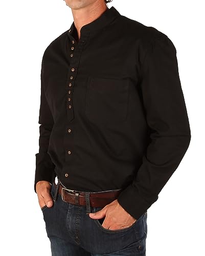 The Celtic Ranch Traditioneller irischer Großvater Herren Langarmhemd ohne Kragen - - X-Groß The Celtic Ranch Traditioneller irischer Großvater Herren Langarmhemd ohne Kragen - - X-Groß von The Celtic Ranch