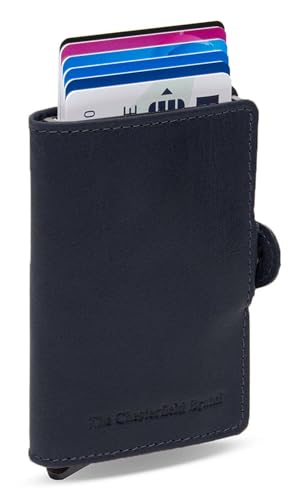 The Chesterfield Brand Albury - Kreditkartenetui 6cc 10 cm RFID Navy von The Chesterfield Brand