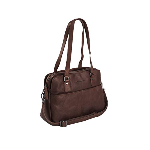 The Chesterfield Brand Wax Pull Up Barcelona Schultertasche Leder 34 cm von The Chesterfield Brand