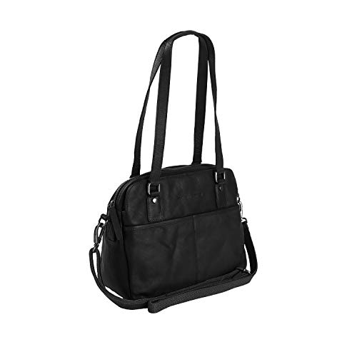 The Chesterfield Brand Ladies Bilbao - Handtasche Leder 30 cm black von The Chesterfield Brand