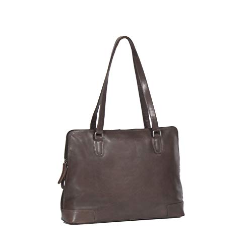 The Chesterfield Brand Flint Schultertasche Leder 37 cm Laptopfach von The Chesterfield Brand