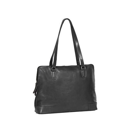 The Chesterfield Brand Flint Schultertasche Leder 37 cm black von The Chesterfield Brand