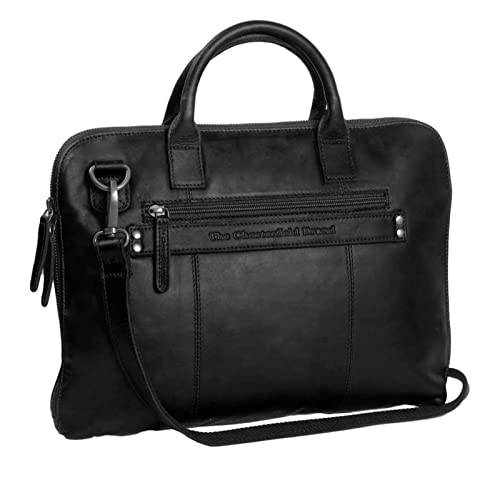 The Chesterfield Brand Harvey - Laptoptasche 14" Leder 37 cm black von The Chesterfield Brand