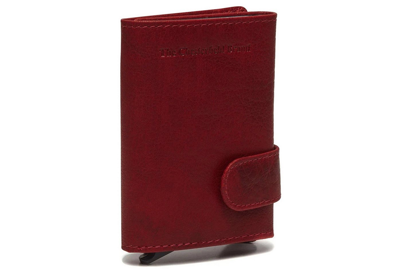 The Chesterfield Brand Kartenetui Portland - Kreditkartenetui 6cc 10 cm RFID (red) von The Chesterfield Brand