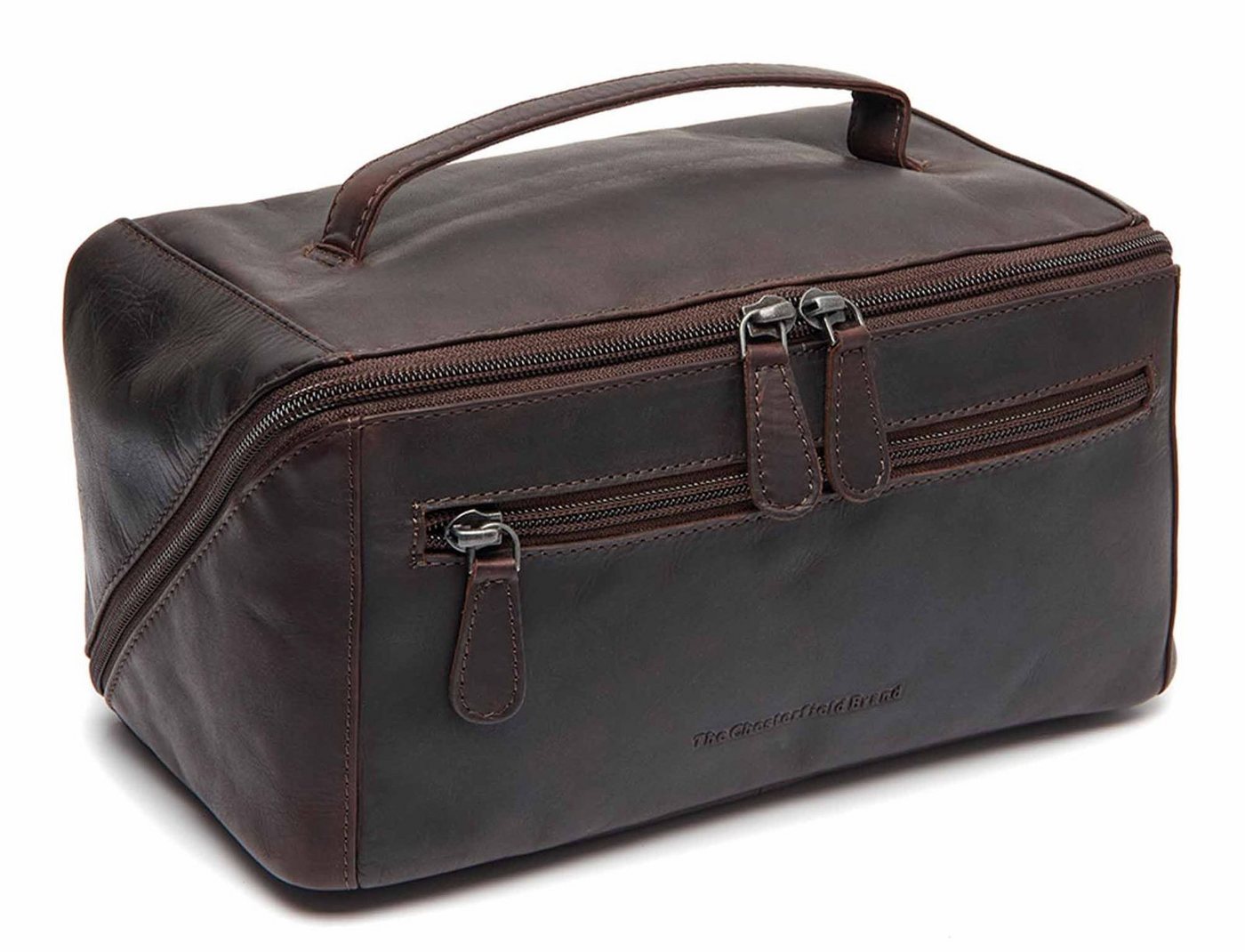 The Chesterfield Brand Kulturbeutel Elmia Toiletry Bag, aus echtem Rindsleder von The Chesterfield Brand