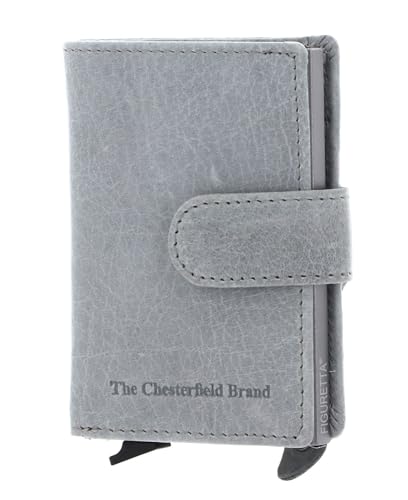 The Chesterfield Brand Prague - Kreditkartenetui 6cc 10 cm RFID Light Grey von The Chesterfield Brand