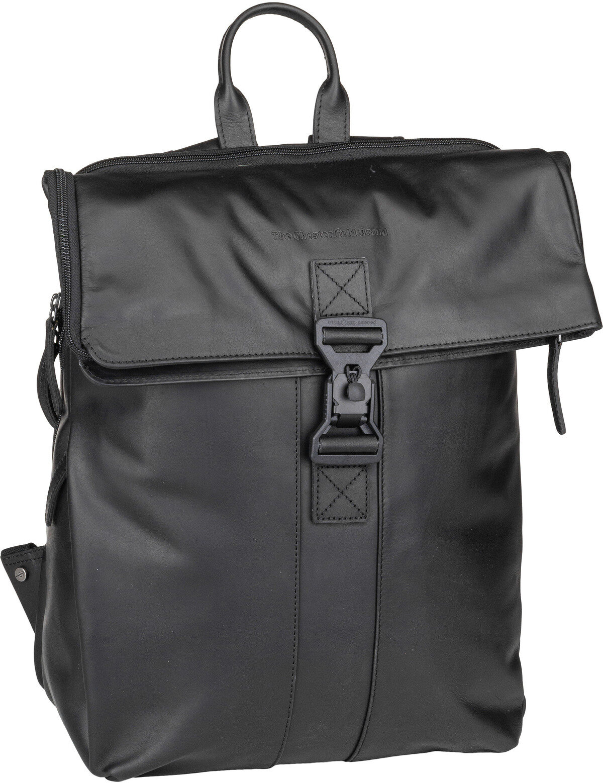 The Chesterfield Brand Savona 0322  in Schwarz (17.5 Liter), Rolltop Rucksack von The Chesterfield Brand