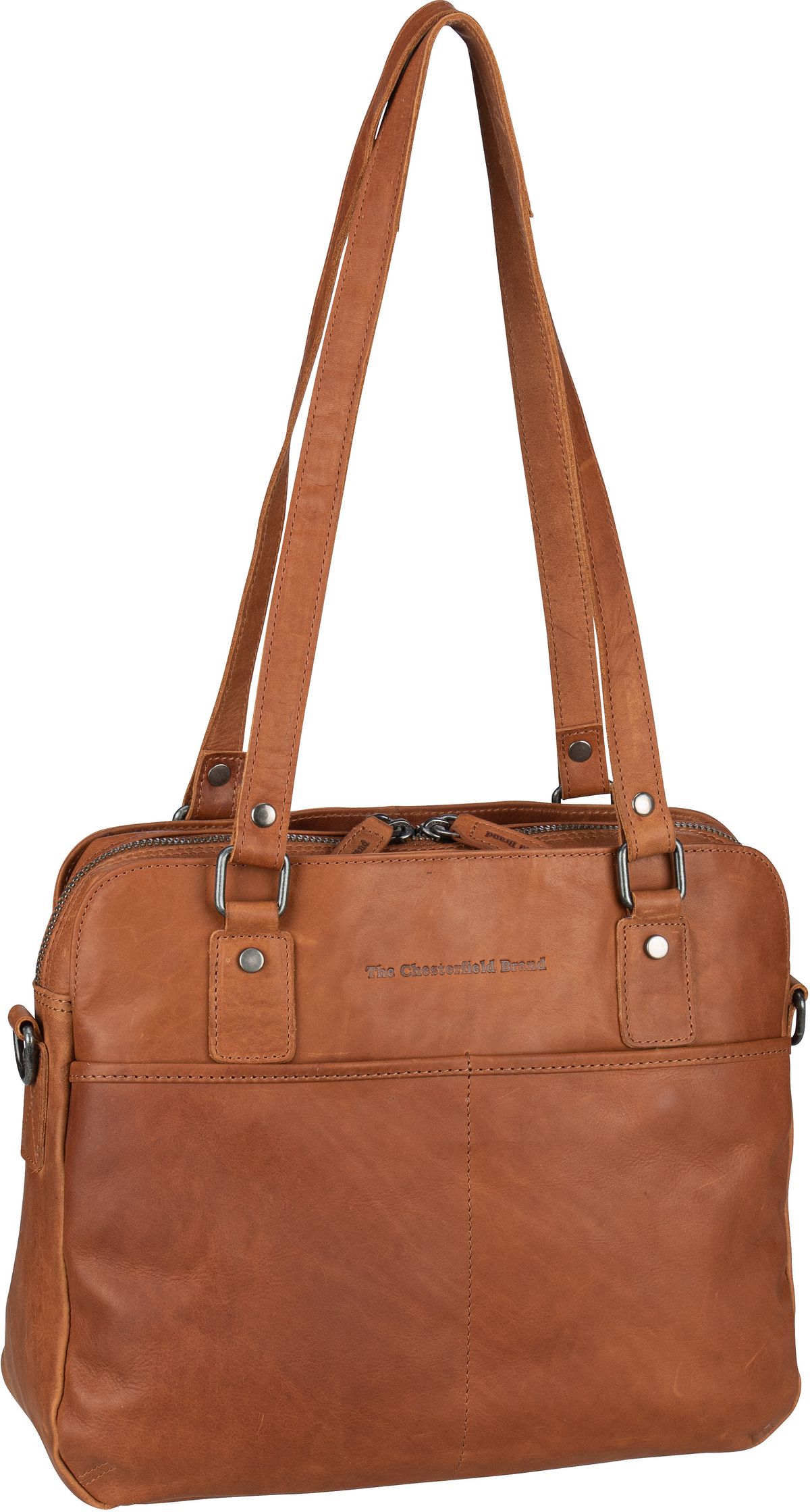 The Chesterfield Brand Bilbao 0977  in Cognac (9.3 Liter), Schultertasche von The Chesterfield Brand