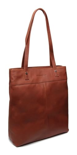 The Chesterfield Brand Schultertasche mit Laptopfach Solvia Shopper Cognac braun von The Chesterfield Brand