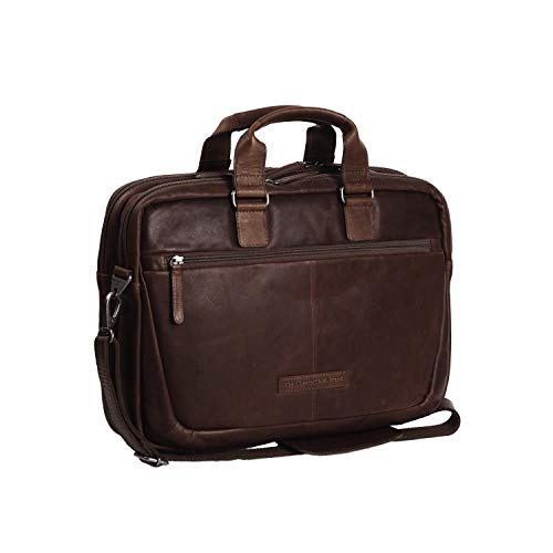 The Chesterfield Brand Seth Samuel - Laptoptasche 15" Leder 40 cm brown von The Chesterfield Brand