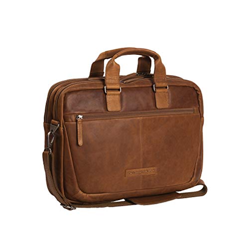 The Chesterfield Brand Seth Samuel - Laptoptasche 15" Leder 40 cm cognac von The Chesterfield Brand