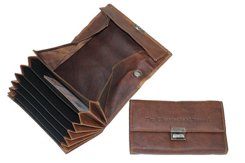 The Chesterfield Brand - The Chesterfield Kellnerbörse echt Leder cognac Braun von The Chesterfield Brand