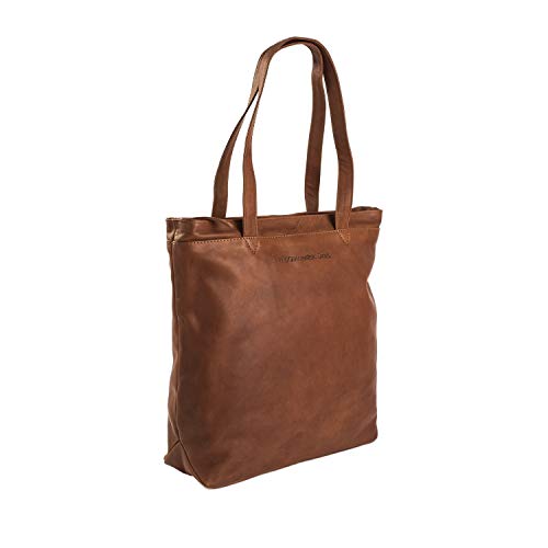 The Chesterfield Brand Wax Pull Up Bonn Shopper Tasche Leder 35 cm Laptopfach,Cognac,Einheitsgröße von The Chesterfield Brand