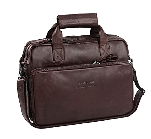 The Chesterfield Brand Wax Pull Up Geneva Fahrradtasche Leder 40 cm Laptopfach von The Chesterfield Brand