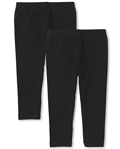 The Children's Place Mädchen 2 Pack Basic Leggings - Schwarz - XL von The Children's Place