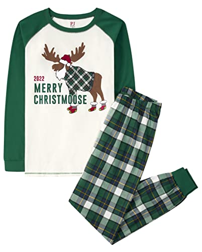 The Children's Place Unisex-Baby Urlaubspyjama, Baumwolle Pyjamaset, Elch 22-Erwachsene, 3X-Large von The Children's Place