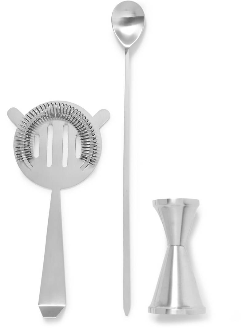 The Conran Shop - Outline Brushed Stainless Steel Bar Tool Set - Men - Silver von The Conran Shop