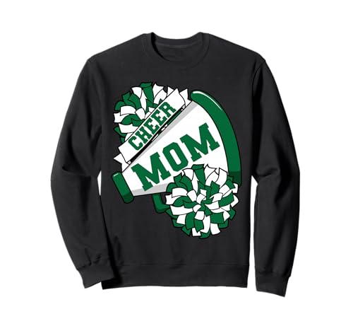 Jubeln Sie Mama für die stolze Mama Ihrer Lieblings-Cheerleaderin Green zu Sweatshirt Jubeln Sie Mama für die stolze Mama Ihrer Lieblings-Cheerleaderin Green zu Sweatshirt von The Cool Cheer Team Spirit Wear