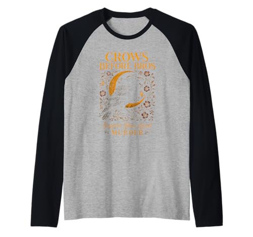 Crows Before Bros unterstützen Ihre lokalen Murder Crow Raven Women Raglan von The Crow Life Merch Store