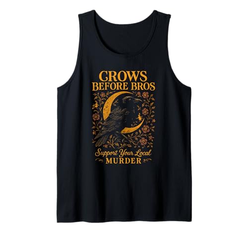 Crows Before Bros unterstützen Ihre lokalen Murder Crow Raven Women Tank Top von The Crow Life Merch Store