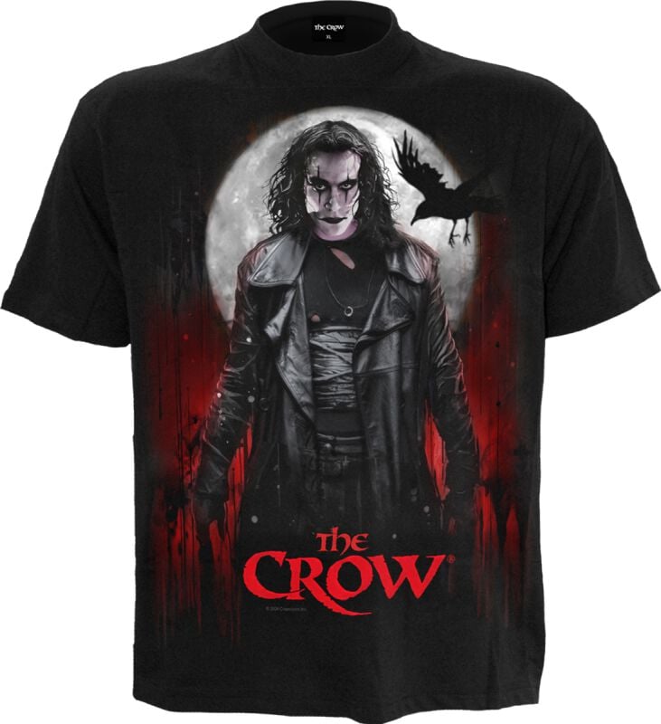 The Crow Blood Moon T-Shirt schwarz in L von The Crow