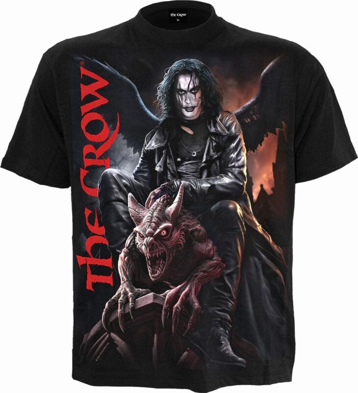The Crow Gargoyle T-Shirt schwarz in L von The Crow