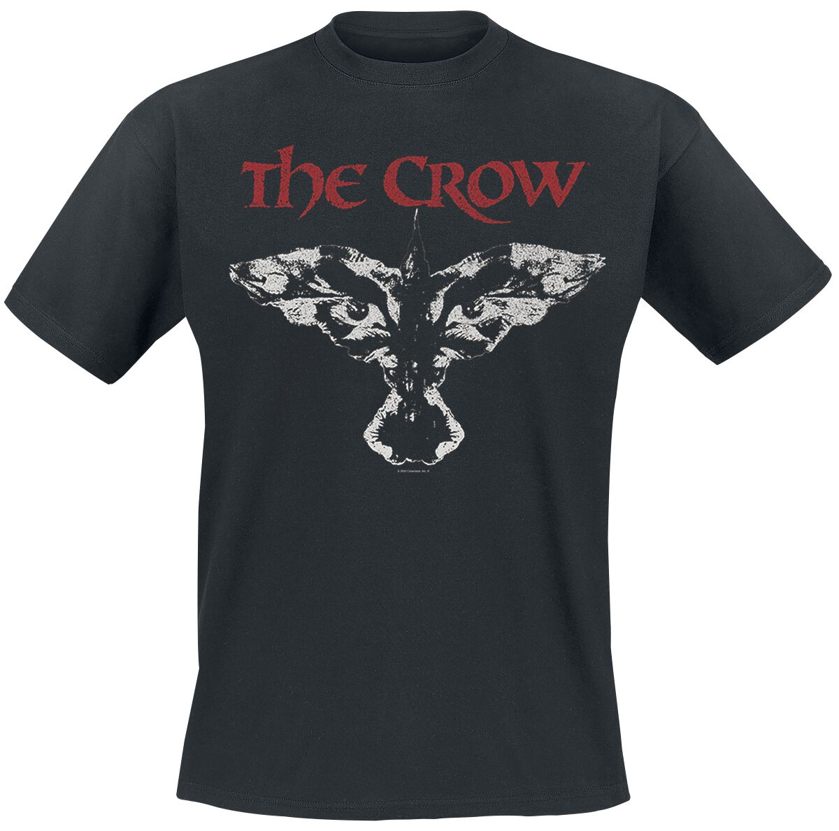 The Crow T-Shirt - Logo - Red - L bis XXL - für Männer - Größe XL - schwarz  - Lizenzierter Fanartikel von The Crow