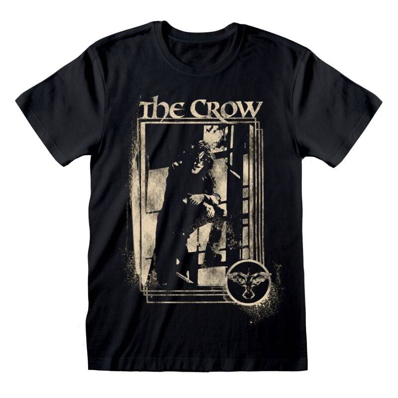 The Crow Window T-Shirt schwarz in S von The Crow