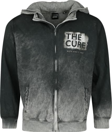 The Cure Boys Don't Cry Männer Kapuzenjacke grau XXL 100% Baumwolle Band-Merch, Bands von The Cure