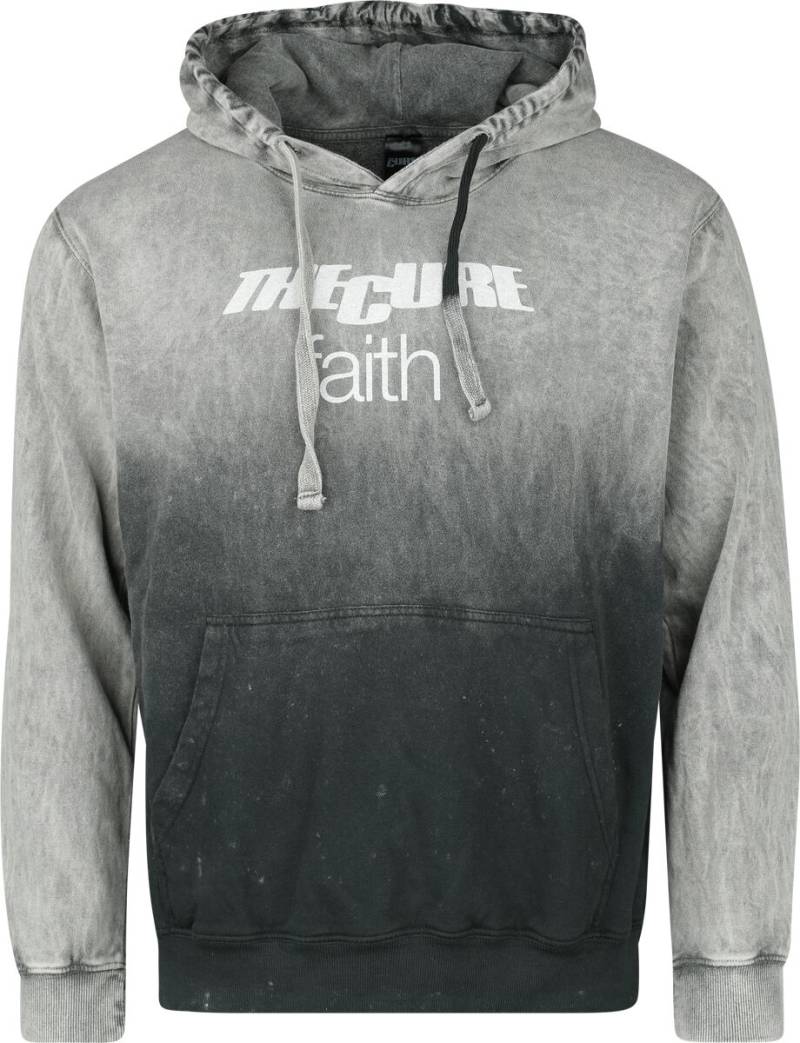 The Cure Faith Kapuzenpullover grau in L von The Cure