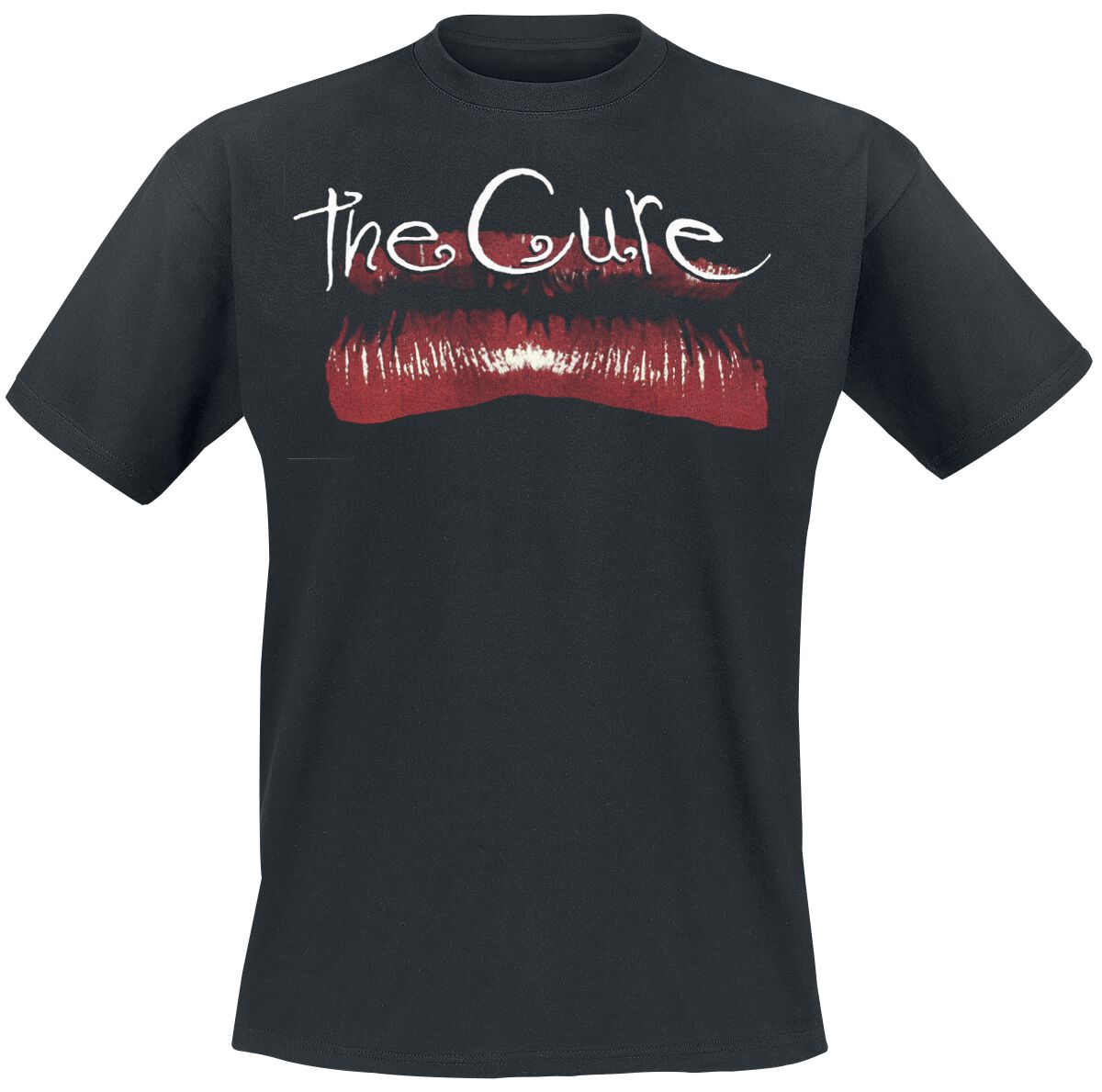 The Cure Lips T-Shirt schwarz in L von The Cure