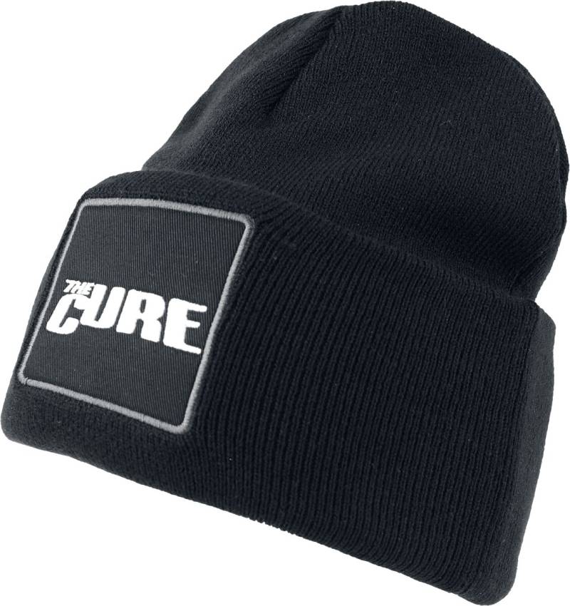 The Cure Mütze - Amplified Collection - Patch Beanie - schwarz  - Lizenziertes Merchandise! von The Cure