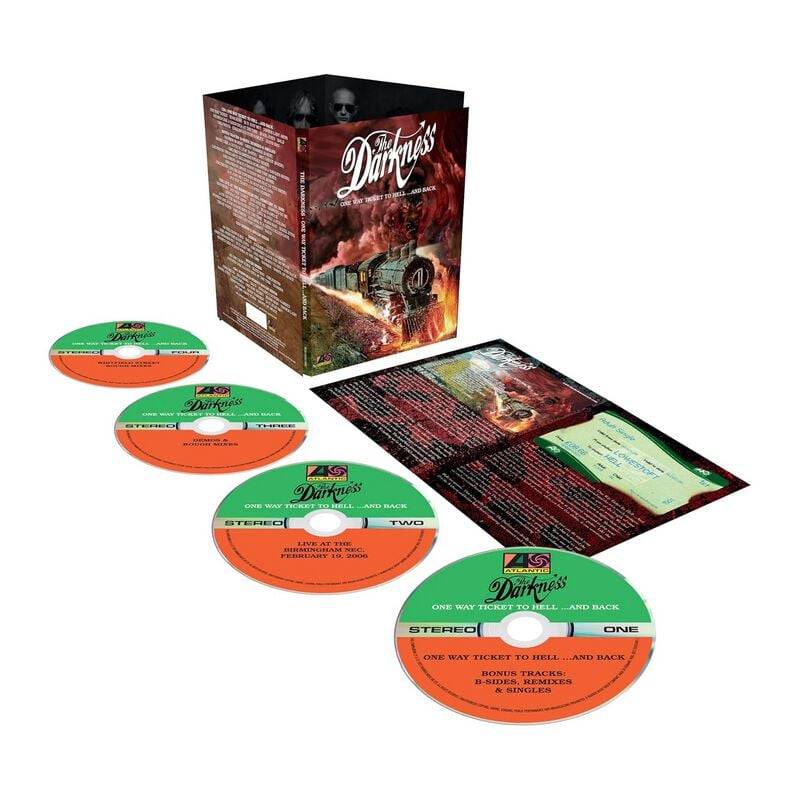The Darkness One way ticket to hell ... and back (20th Anniversary Edition) CD multicolor von The Darkness