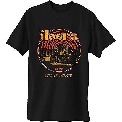 The Doors Herren TShirt -XL- 68 Retro Circle Schwarz von The Doors